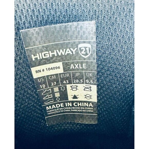 Highway 21 Axle Motorcycle Riding Shoes‎ Black Men's Size 10US RN# 104096 - Picture 15 of 16